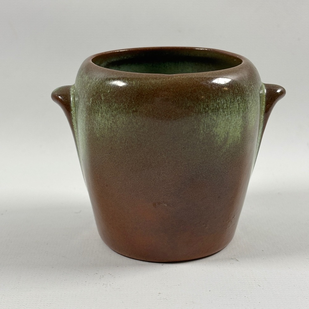 Vintage Frankoma Plainsman Prairie Green Mini Open Sugar Bowl 3" Pottery